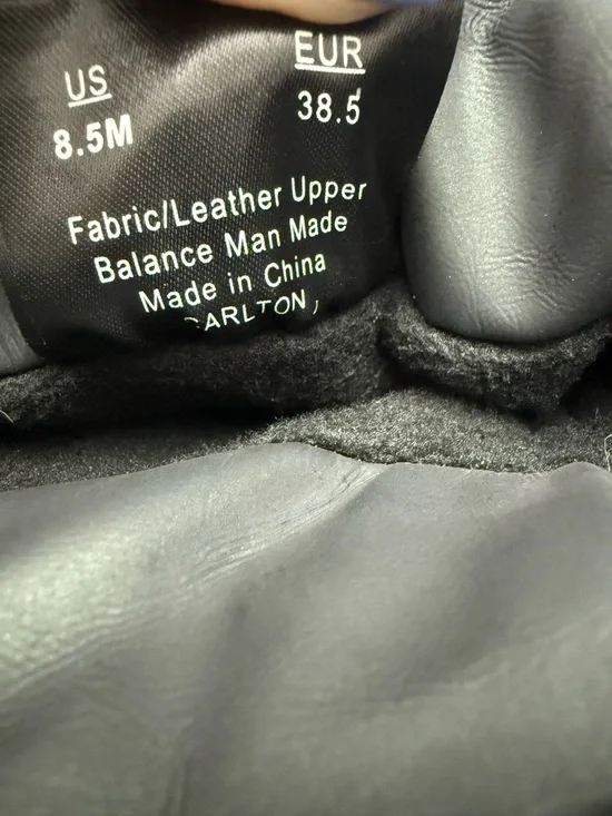 SAM EDELMAN Carlton Leather Trimmed Puffer Snow Boots Glossy Black Size 8.5 - Picture 8 of 16